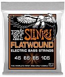 :Ernie Ball 2813 Hybrid Slinky Flatwound Bass   - (45-65-85-105)